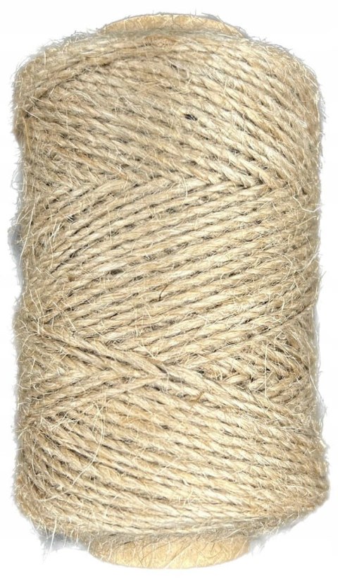 Sznurek Jutowy 100% Juta Naturalny Ekologiczny Uniwersalny Ozdobny 1mm100m Sznurek Jutowy 100% Juta Naturalny Ekologiczny Uniwersalny Ozdobny 1mm100m