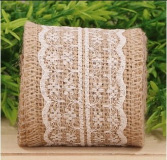 Taśma Jutowa 100% Juta Naturalna Ekologiczna Rękodzieło Decor Boho 6cm 2m