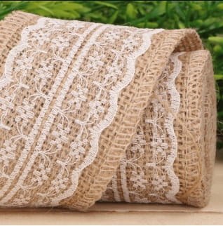 Taśma Jutowa 100% Juta Naturalna Ekologiczna Rękodzieło Decor Boho 6cm 2m