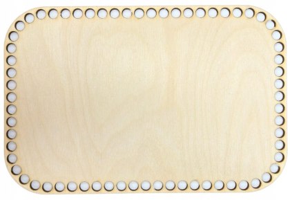 Baza Dno Spód Denko do Koszyka Koszyczka Prostokąt Zookrąglony 30 X 20 cm