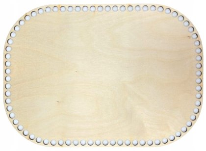 Baza Dno Spód Denko do Koszyka Koszyczka Kwadrat Zaogrąglone Rogi 35 X 25cm