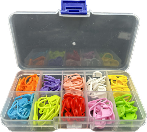 Agrafki Krawieckie Uniwersalne Plastikowe MIX Kolorów 23mm 100 sztuk Agrafki Krawieckie Uniwersalne Plastikowe MIX Kolorów 23mm 100 sztuk