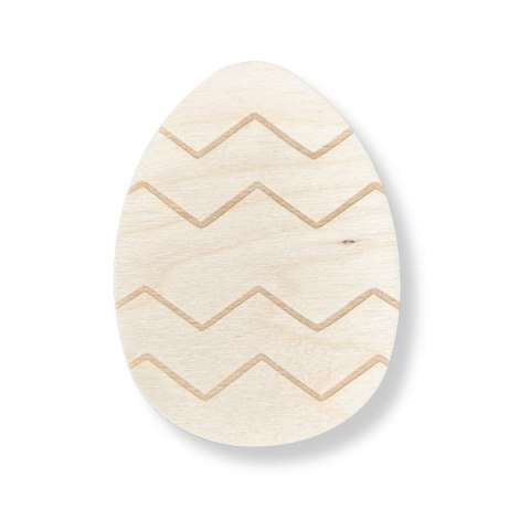 Jajko Sklejka Drewniana Pisanka Wielkanoc Święta ZYGZAK Dekor Eko 10 cm Jajko Sklejka Drewniana Pisanka Wielkanoc Święta ZYGZAK Dekor Eko 10 cm