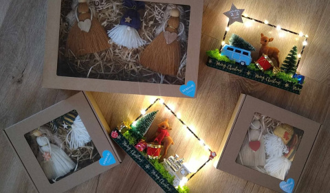 Korale Koraliki Zestaw w Pudełku do Makramy Decoupage Wytrzymałe Solidne