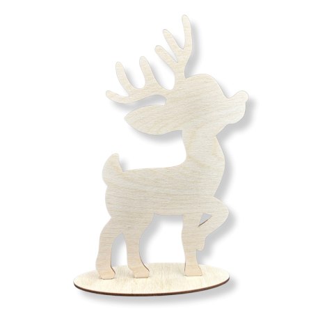 Renifer Drewniany Reniferek Rudolf Jelonek Dekoracja Stojąca Dekor Eko 25cm Renifer Drewniany Reniferek Rudolf Jelonek Dekoracja Stojąca Dekor Eko 25cm