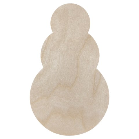 Bałwan Bałwanek do Prac Plastycznych Wyklejania Watą Zima Dekoracja 15 cm