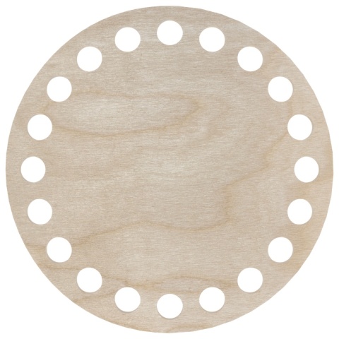 Baza do Koszyka Dno Spód Koło Okrąg Sklejka Drewniana Dekor EKO DIY 10cm