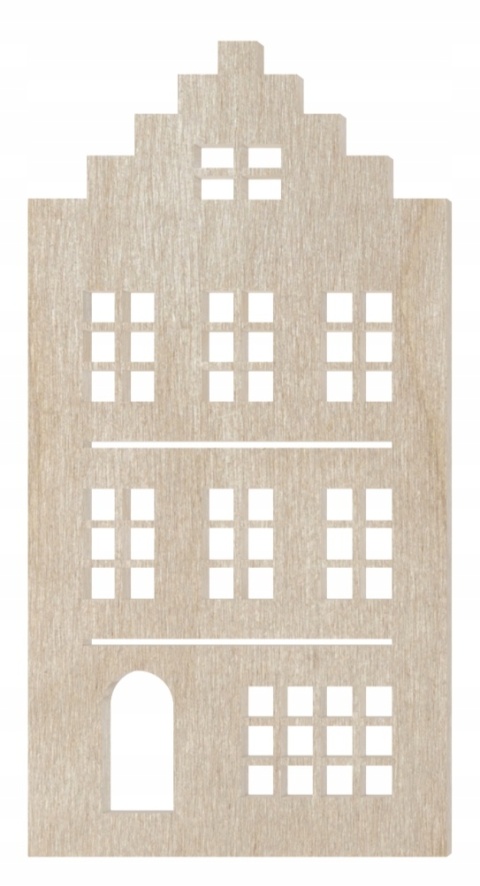 Domek Drewniany Dekor Domki Ścienne Płaskie Ekologiczne Dekor Ozdoba DIY Domek Drewniany Dekor Domki Ścienne Płaskie Ekologiczne Dekor Ozdoba DIY