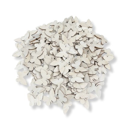 Drewniane Motylki 5 cm Motyle Scrapki Ozdobne Sklejka Drewniana 200 sztuk