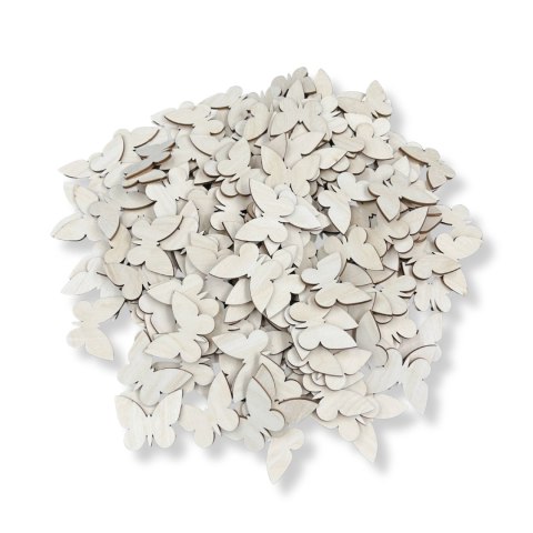 Drewniane Motylki 5 cm Motyle Scrapki Ozdobne Sklejka Drewniana 200 sztuk