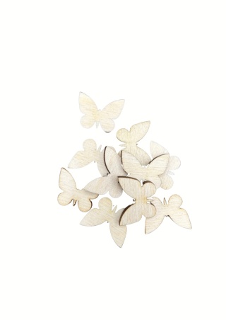 Drewniane Motylki Motyle Scrapki Ozdobne Dekoracyjne Naturalne Decor ECO