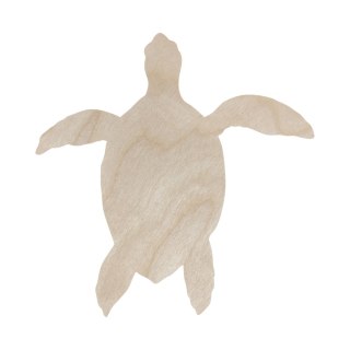 Drewniany Żółw Wodny 15 cm Kształtka Zwierzęta Gady Sklejka Drewniana Eko