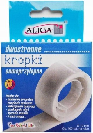 Dwustronne Kropki Samoprzylepne do Łączenia Balonów Przyklejania Zdjęć 12mm