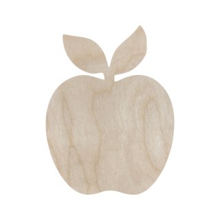 Jabłko Jabłuszko Kształtka do Decoupage Malowania Farbami Kredkami 15 cm