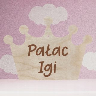 KORONA DLA DZIEWCZYNKI CHŁOPCA Z IMIENIEM DZIECIĘCY POKÓJ DZIECKO