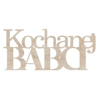 Kochanej Babci Napis Drewniany Okazja Dzień Babci Dekoracja Okazja Dodatek