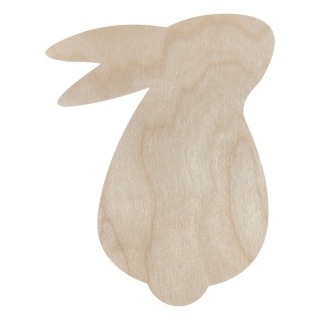 Królik Zając Króliczek Zajączek Drewniany Dekor Zwierzę Zwierz Zwierzątko