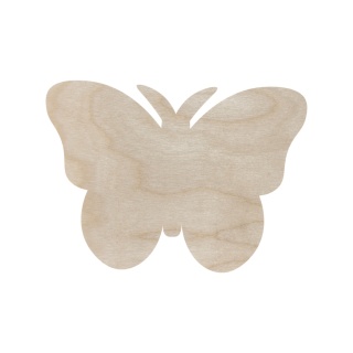 Motyl Motylek Płaski Drewniany Naturalny Ekologiczny Rękodzieło Dodatek