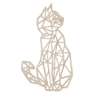 Obraz Ażurowy do Salonu Sypialni Dekor Ścienny Kot Kotek Kotek 3D 26 cm