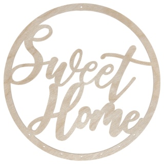 Obręcz Sweet Home Drewniana Ekologiczna Baza do Łapacza Snów Makramy