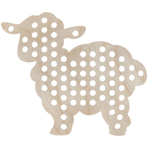 Przeplatanka Nawlekanka Sznurowanka Drewniana Baranek Owca Baran Motessori