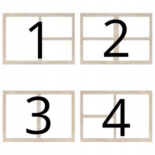 Ramka do Zdjęć 39 X 28 cm KOLAŻ Różne Warianty Sklejka Drewniana Dekor Eko