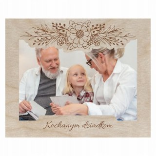 Ramka na Zdjęcie DOWOLNY NAPIS Płaska z Otworem Produkt Personalizowany