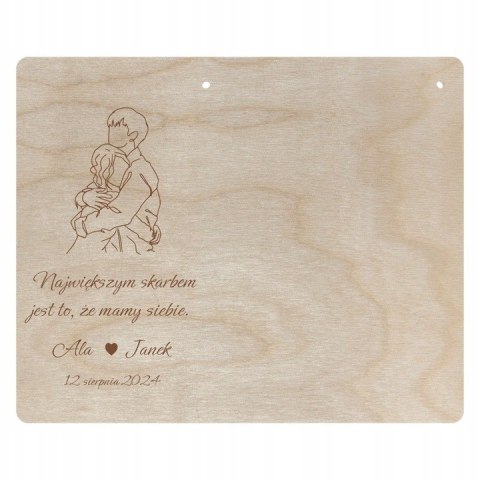 Ramka na Zdjęcie dla Par Personalizowana Miłość ROCZNICA ŚLUB WALENTYNKI