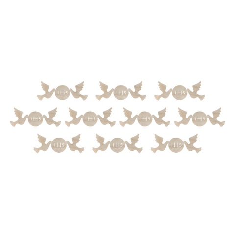 Scrapki Gołąbki IHS Sklejka Drewniana Naturalna Dekor ECO 50 x 20mm 10szt