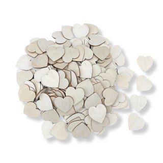 Serce Drewniane Serduszko 5 cm 200 szt. Sklejka Drewniana Ozdoba Serca