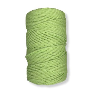 Sznurek Bawełniany Skręcany do Makramy Limonka 3mm 200m
