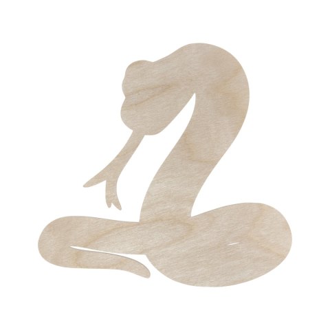 Wąż Żmija 15 cm Kształtka Zwierzęta Gady Dekor Sklejka Drewniana Dodatek Wąż Żmija 15 cm Kształtka Zwierzęta Gady Dekor Sklejka Drewniana Dodatek