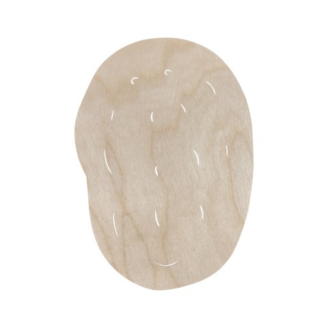 Ziemniak Kartofel Pyra Kształtka Sklejka Drewniana Polski Produkt Eko 15 cm