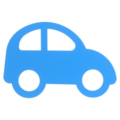 Auto NIEBIESKIE Pomysł na Dzień Chłopaka Warsztaty Prezent Zestaw 10 sztuk
