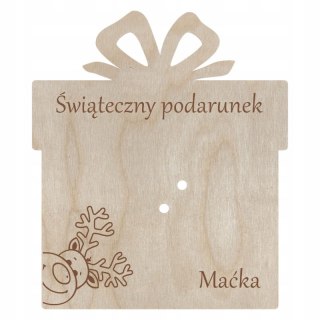 Bon Podarunkowy Voucher Prezentowy na Prezent Karta Podarunkowa Świąteczny