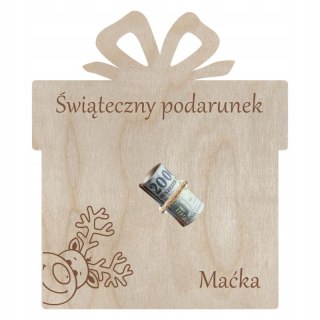 Bon Podarunkowy Voucher Prezentowy na Prezent Karta Podarunkowa Świąteczny