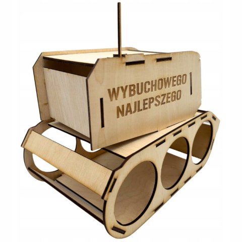 Czołg na Piwo z Grawerem Prezent dla Piwosza Mężczyzny Personalizowany z Napisem