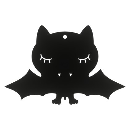 Nietoperz Zawieszka 15 CM Czarny Halloween Dekoracja Jesienna Dekor Ozdoba