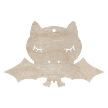 Nietoperz Zawieszka 15 CM Halloween Dekoracja Jesienna Okazja Dekor Sklejka