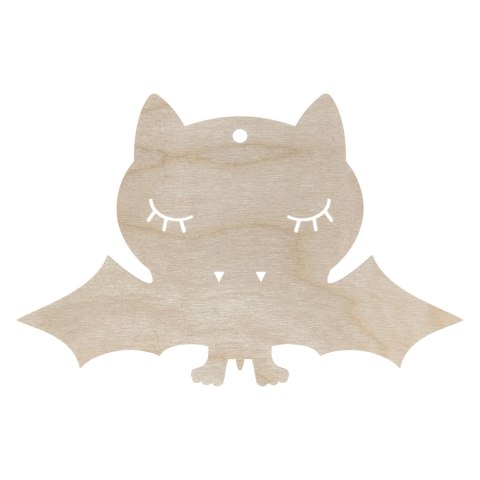 Nietoperz Zawieszka 15 CM Halloween Dekoracja Jesienna Okazja Dekor Sklejka