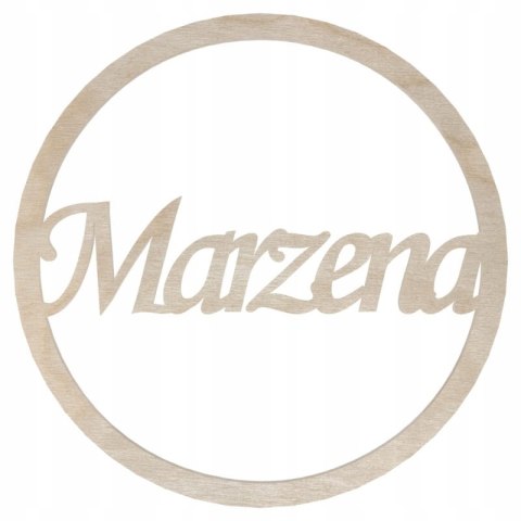 Obręcz do Makramy Łapacza z Imieniem 20 cm Łapacz Snów Drewniany Personalizowana