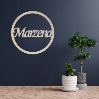 Obręcz do Makramy Łapacza z Imieniem 20 cm Łapacz Snów Drewniany Personalizowana