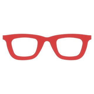Okularki CZERWONE Okulary Mini Małe do Figurek Rękodzieła DIY Zestaw 10 szt.