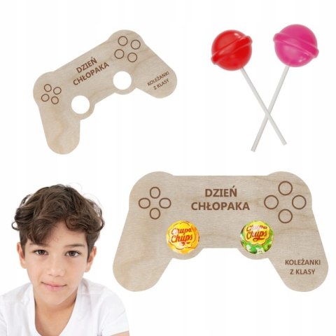 Prezent na Lizaka dla Chłopaka Lizak Dzień Chłopaka Napis Upominek Personalizowany
