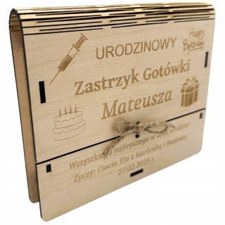 Pudełko na Pieniądze Prezent Urodziny Pieniężny Kreatywny Koperta Niespodzianka