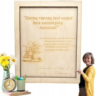 Ramka dla Nauczyciela Prezent dla Wychowawcy Zakończenie Roku Podziękowanie