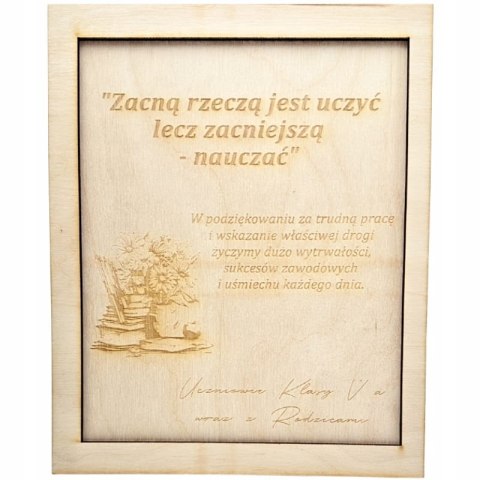 Ramka dla Nauczyciela Prezent dla Wychowawcy Zakończenie Roku Podziękowanie