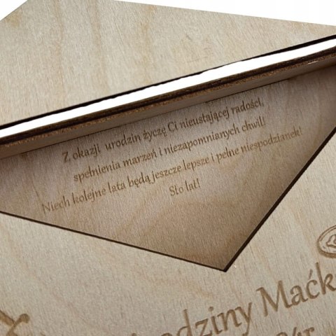ZASTRZYK GOTÓWKI Pudełko Koperta na Pieniądze Personalizowana Prezent Pieniężny