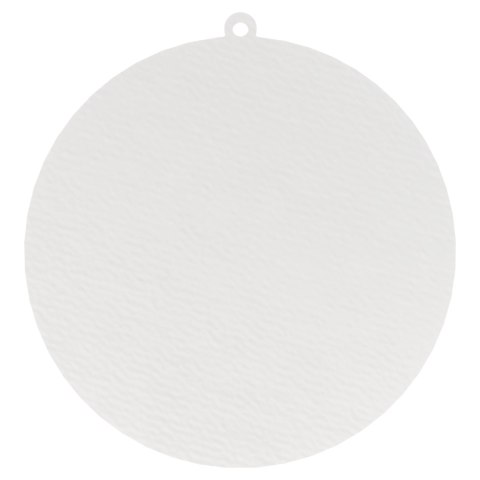 BIAŁA BOMBKA GŁADKA NA CHOINKĘ OZDOBY ŚWIĄTECZNE BOŻE NARODZENIE DECOR