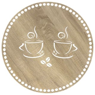 Baza Dno Spód Denko Wieko do Koszyka Koszyczka Tacy Sznurka SONOMA KOŁO 30 CM